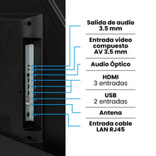 Televisor QLED 75" Google TV  Incluye Soporte De Pared 