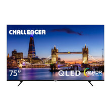 Televisor QLED 75" Google TV  Incluye Soporte De Pared 