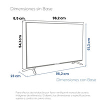 Televisor 43" Led Full HD Google TV, Incluye Soporte De Pared