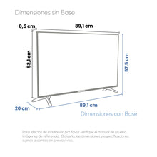 Televisor 40" Full HD Google TV, Incluye Soporte De Pared