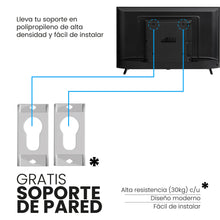 Televisor 32" HD Google TV Challenger, Negro