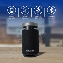 Parlante Inalambrico 360 Challenger, Negro