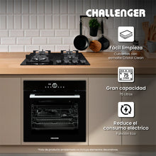 Horno De Empotrar Challenger Eléctrico, Aura Negro