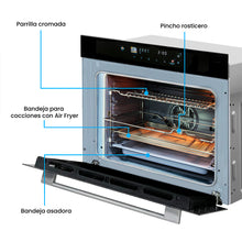 Horno De Empotrar Challenger Eléctrico V-HE 9662,  Aura Negro