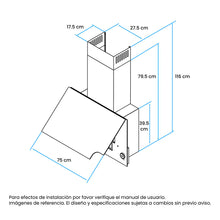 Campana Península Challenger CX 4975, Aura Cristal Negro