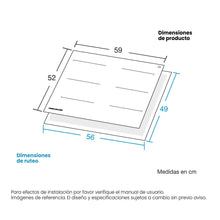 Estufa Empotrable de Inducción 4 Puestos In 6062