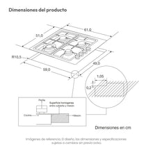 Estufa Coplanar Challenger  60cm  Si6960