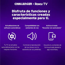 Televisor 50 Pulgadas UHD Roku Challenger 50kr15