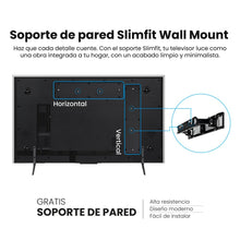 Televisor Challenger QLED Arte 55 Pulgadas Google TV 55TG380 BT T2