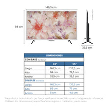 Televisor Challenger QLED Arte  65 Pulgadas Google TV 65TG380 BT T2