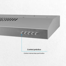 Campana Horizontal Negra 60cm 3 Velocidades Challenger Cx4310
