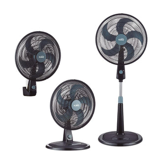 Ventilador 3 En 1 Kalley K-V31N02, Color Negro