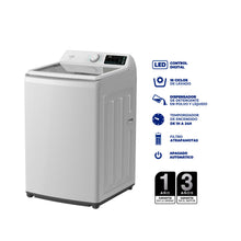 Lavadora Kalley Cs18kg K-Ld18b2, Blanco