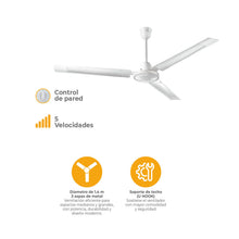 Ventilador de Techo Blanco K-Vtb