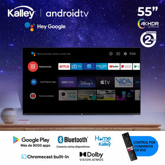 Tv Kalley 55" Smart TV - Android TV versión 11