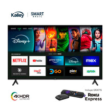 Televisor Kalley 50" 50sb300 4k+Rokue, Negro