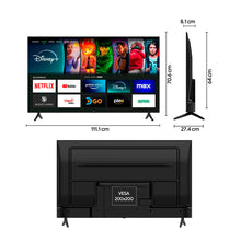 Televisor Kalley 50" 50sb300 4k+Rokue, Negro