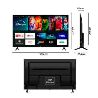 Televisor KALLEY 55 Pulgadas SB300, Incluye GRATIS Roku Express