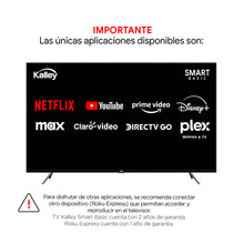 Televisor KALLEY 55 Pulgadas SB300, Incluye GRATIS Roku Express