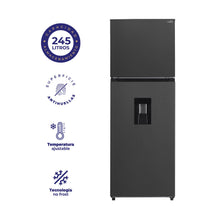 Nevera Kalley No Frost Congelador Superior 245 Litros, Gris