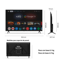 Televisor KALLEY 43 Pulgadas  QLED FHD Smart TV Google 43GQ200