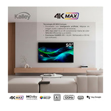 Televisor KALLEY 50 Pulgadas Max Led 4K-UHD Smart TV Google 50G315