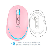 Mouse Recargable Rosado