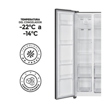 Nevecón Kalley Side by Side 529 Litros K-N529L2 Gris