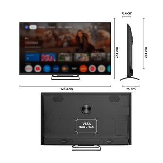 Televisor Kalley 55" pulgadas 139 cms 55GM405 4KUHD Mini LED Smart TV Google