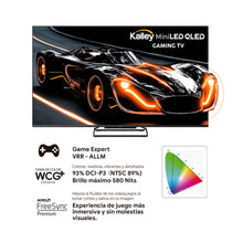 Televisor Kalley 55" pulgadas 139 cms 55GM405 4KUHD Mini LED Smart TV Google
