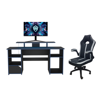 Combo Berkli, Incluye Monitor- Escritorio y Silla Gamer