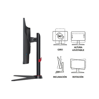 Combo Berkli, Incluye Monitor- Escritorio y Silla Gamer