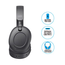 Audífonos De Diadema Kalley Inalámbricos Bluetooth Over Ear K-An2 Cancelación De Ruido, Negro