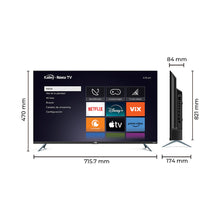 Televisor Kalley 32" Pulgadas Sistema Operativo Roku, HD, Negro