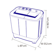 Lavadora Kalleysemiacs13kg Kldt13, Blanco