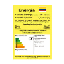 Lavadora Kalleysemiacs13kg Kldt13, Blanco