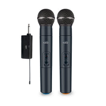 Kit X2 Micrófonos Inalámbricos Kalley K-Kmi, Negro