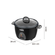 Olla de Arroz 1.0L Negro K-Rc1n, Negro