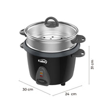 Olla de Arroz 1.4L Negro K-Rc14n, Negro