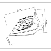Plancha De Ropa Kalley Vapor K-Pvn "Negro
