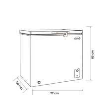 Congelador Horizontal Inverter Kalley Dual 198 Litros, Blanco