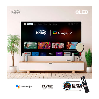 Televisor  KALLEY 85" K-GTV85UHDQ2 4KUHD QLED Smart TV Google