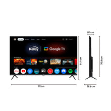 Televisor Kalley 50 Pulgadas, Color Negro, 50G305 4K Uhd Max Led Smart Tv Google