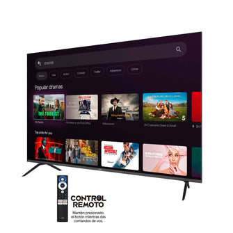 Televisor  KALLEY 75" 75GQ405  4KUHD QLED Smart TV Google