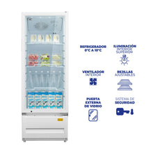 Nevera Vitrina Kalley Vtr 211lt Ksch211, Blanco