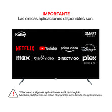 Televisor Kalley 50"K-Tv50sb300 4kuhd, Negro