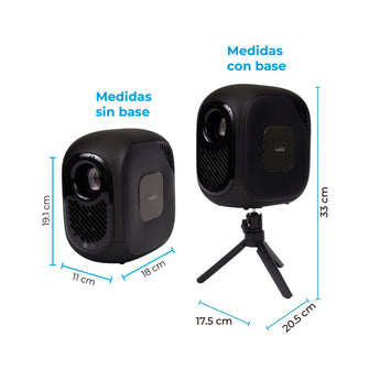 Videoproyector KALLEY K-PHD HD LED Smart Negro