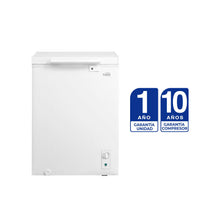 Congelador Horizontal Inverter Kalley Dual 143 Litros, Blanco