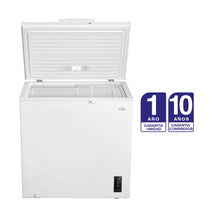 Congelador Horizontal Kalley Dual 194 Litros, Blanco