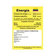Congelador Horizontal Kalley Dual 194 Litros, Blanco